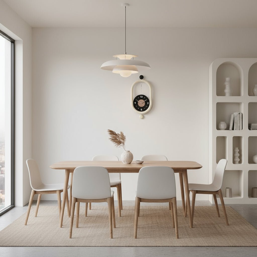 Moderne Wandklok met 3D-Design en Stille Beweging 2