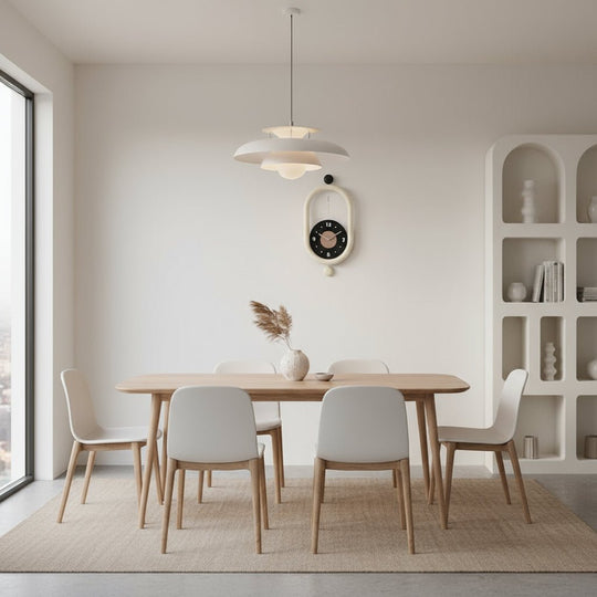 Moderne Wandklok met 3D-Design en Stille Beweging 2