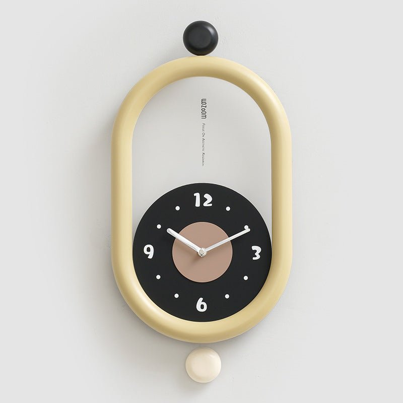 Moderne Wandklok met 3D-Design en Stille Beweging 8