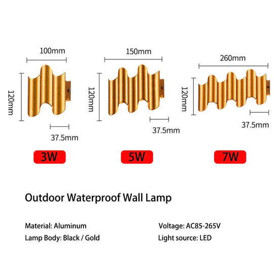 Moderne Wandlamp Aluminium voor Thuis en Kantoor 5