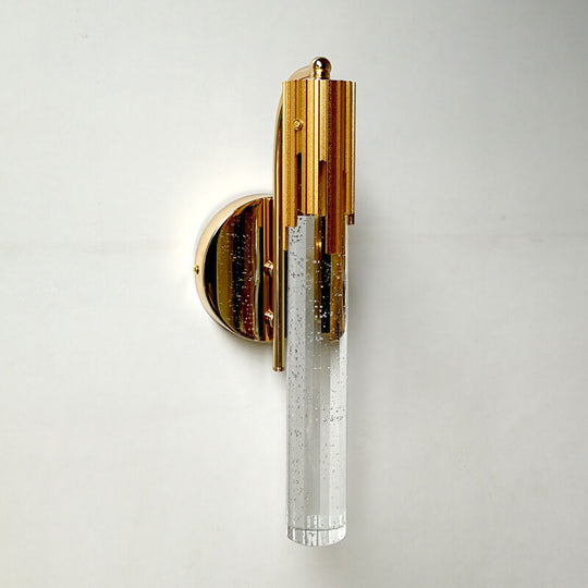 Moderne Wandlamp Gouden Kristallen Stijl 6