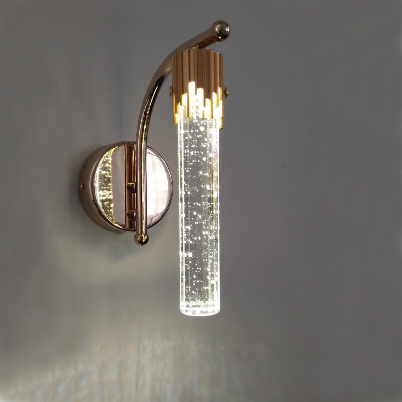 Moderne Wandlamp Gouden Kristallen Stijl 8
