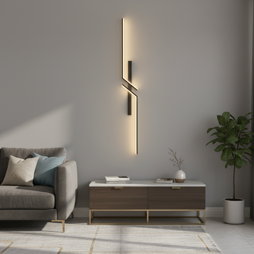 Moderne Wandlamp Mensah voor Eigentijdse Interieurs 0