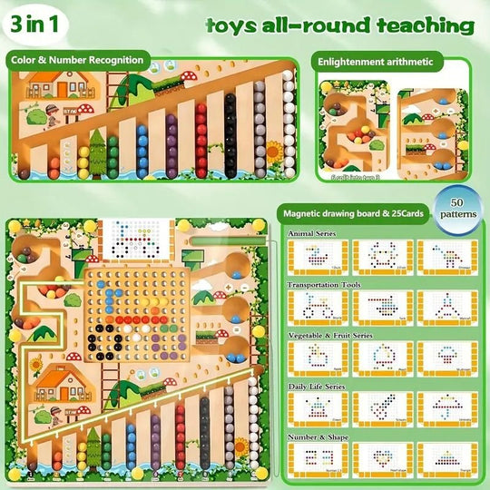 Montessori Magnetisch Doolhofspel voor Kinderen 7