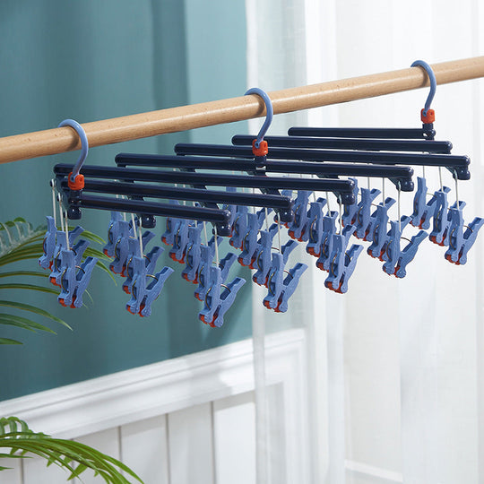 Multifunctioneel Opvouwbaar Droogrek met 360° Draaibare Haken 8
