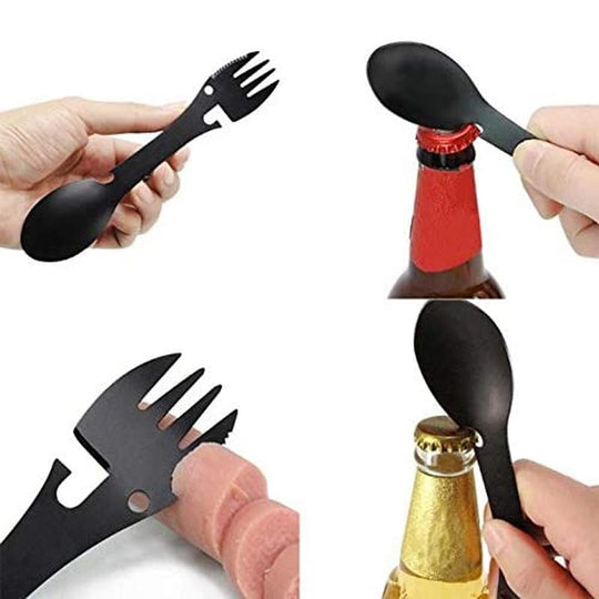 Multitool Spork 5 in 1 Voor Buitenactiviteiten 4