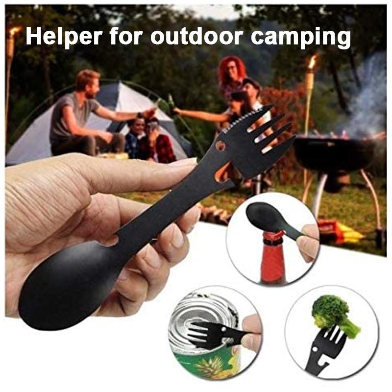 Multitool Spork 5 in 1 Voor Buitenactiviteiten 7