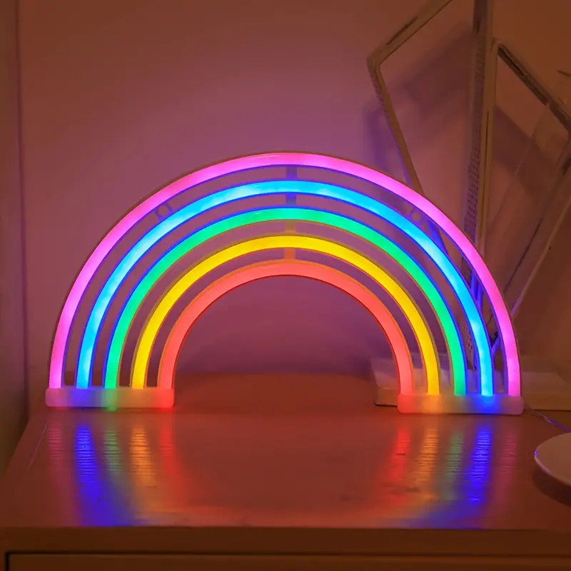 Nachtlamp voor Kinderen Regenboogstijl 3