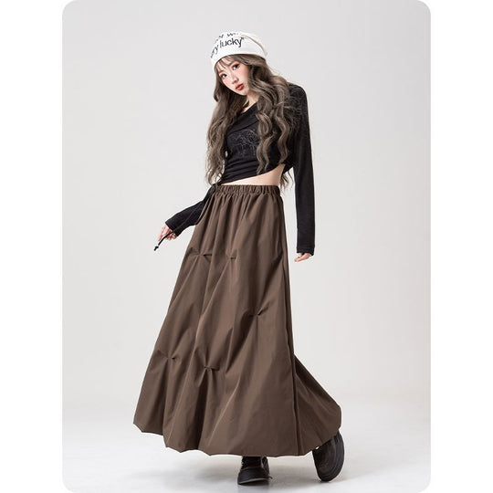 Dames Asymmetrische Winterrok met Zakken