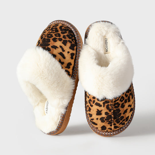Dames Pantoffels met Zachte Bontvoering voor de Winter Sloffen