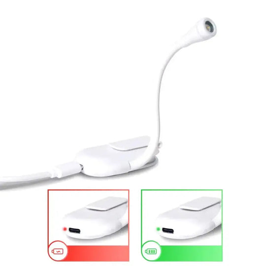 Oplaadbare Boekclip Leeslamp Draagbaar 4