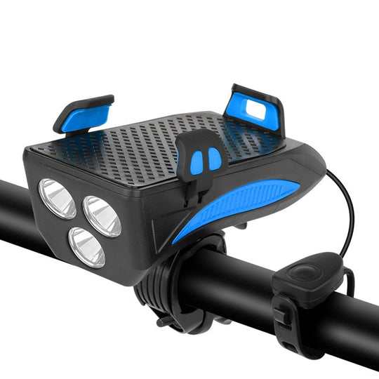 Oplaadbare Fietslamp met Telefoonhouder en Claxon voor Veilig Fietsen 4