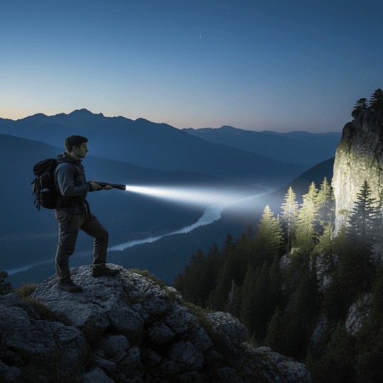 Oplaadbare LED Zaklamp Met Telescopische Zoom Voor Buitenactiviteiten 1