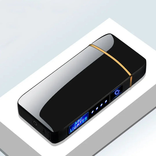 Oplaadbare Plasma Aansteker Dubbele Boog Compact Windbestendig 1