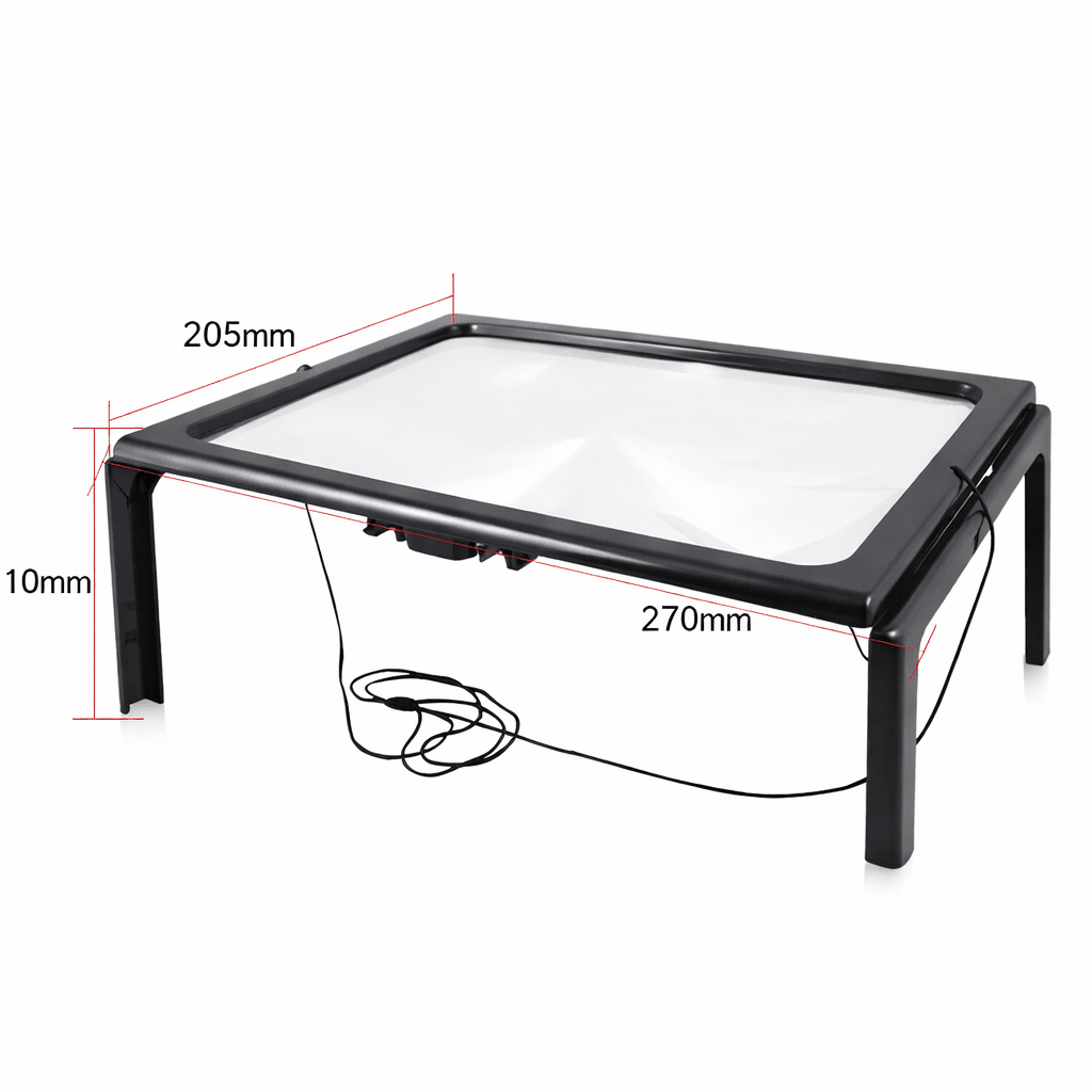 Opvouwbare Loep met LED-verlichting voor Handsfree Lezen en 3x Vergroting 3