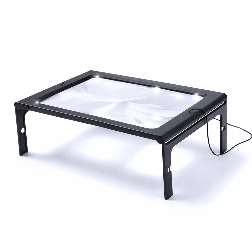 Opvouwbare Loep met LED-verlichting voor Handsfree Lezen en 3x Vergroting 4