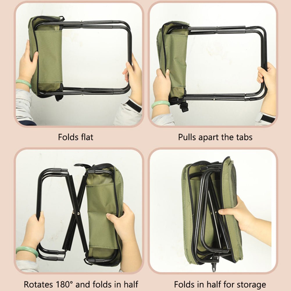 Outdoor Rugzak Stoel 2-in-1 Voor Avonturen 6