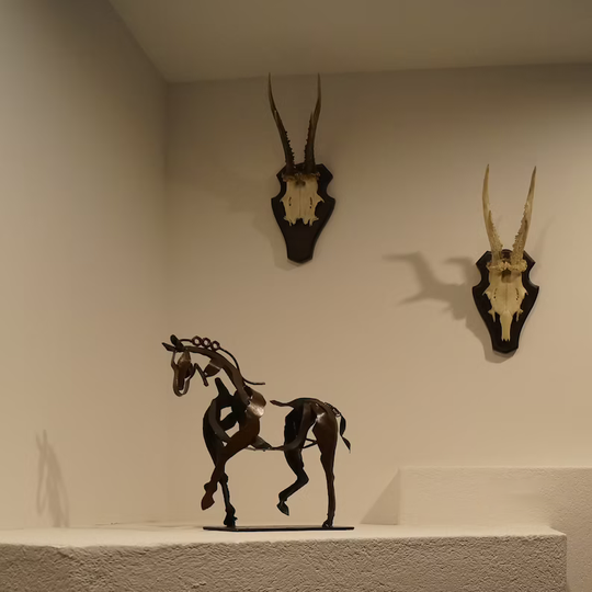 Paardenbeeld Handgemaakt Stijlvol Decoratief Element 0
