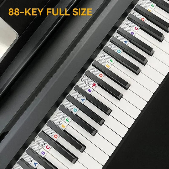 Piano Toetsenbord Nootlabels Verwijderbaar voor Beginners 2