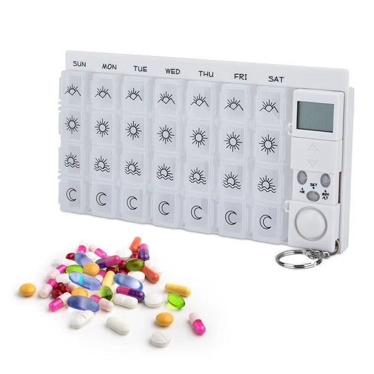 Pillendispenser met Alarm voor Dagelijkse Medicatie 1