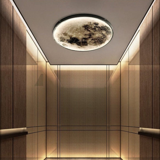 Plafond- of Wandlamp 3D Maan of Aarde 2