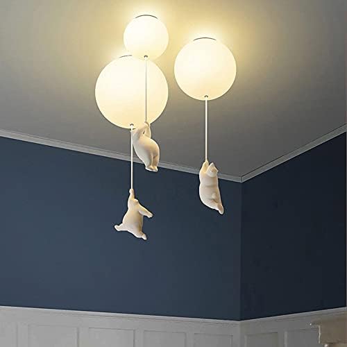 Plafondlamp Beer met Ballon voor Kinderen - Speelse Plafonniere voor Slaapkamer 6