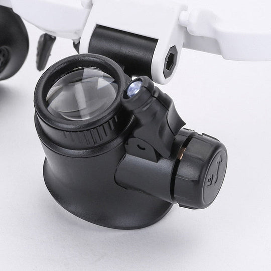 Professionele Vergrootglas met LED-verlichting en Verwisselbare Lenzen 4