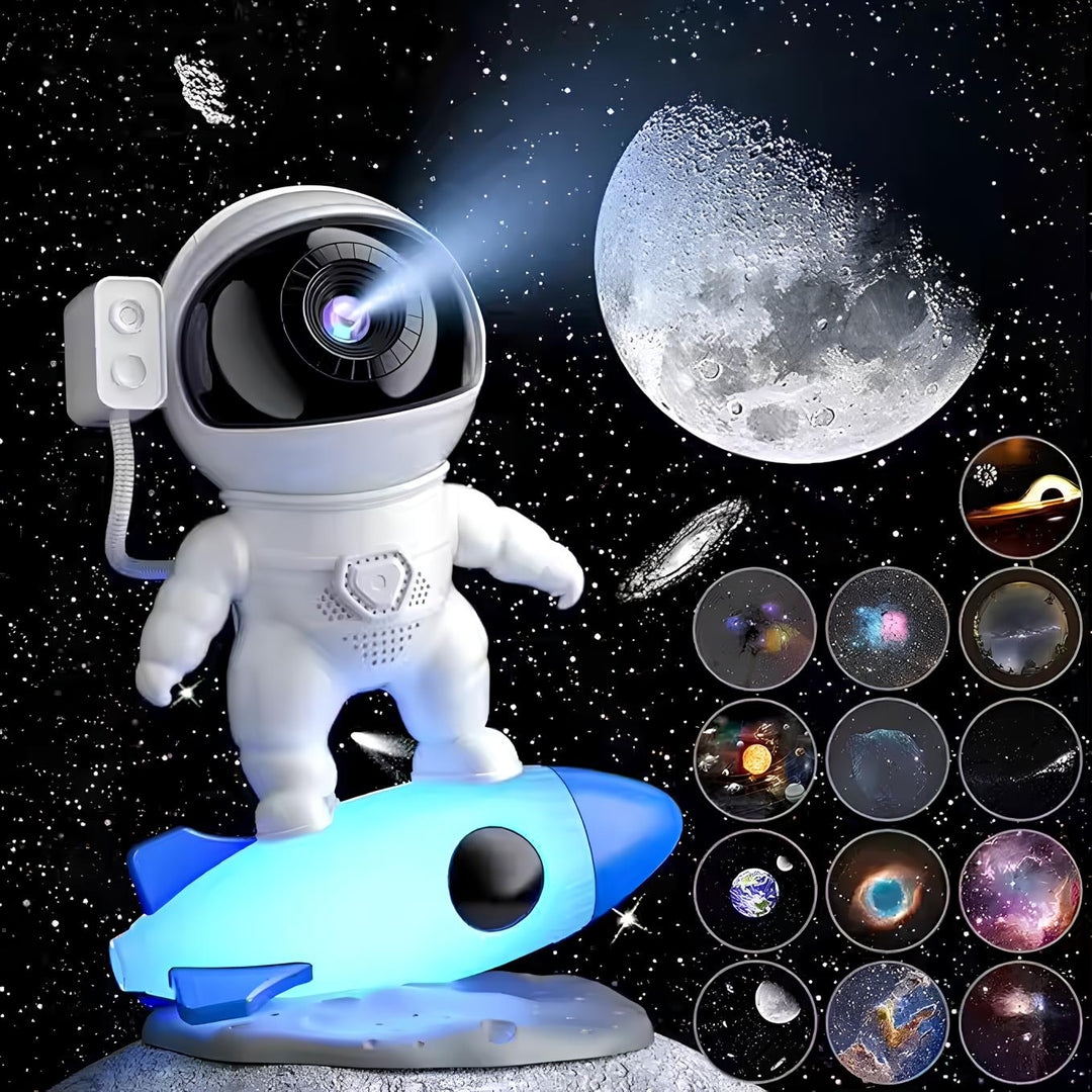 Projectorlamp voor Astronauten met Bluetooth Audio 0