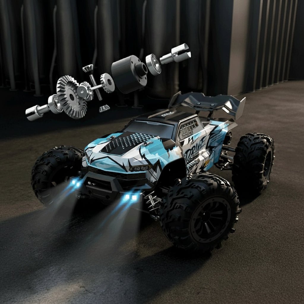 RC Truck 1:16 Vierwielaandrijving met LED-verlichting voor Avontuurlijke Rit 4