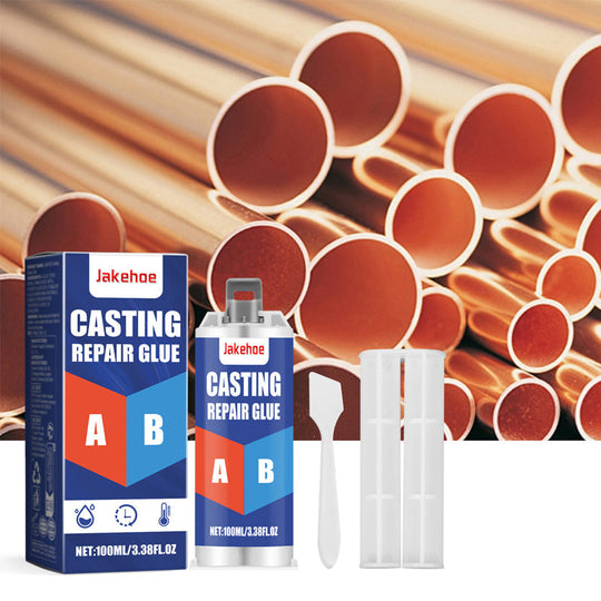 Reparatielijm Voor Metalen Gietstukken 100 ml Met Mixer En Schraper 5