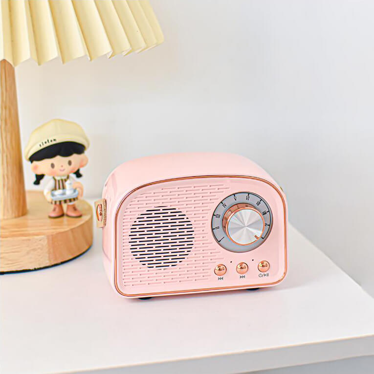 Retro Bluetooth Luidspreker Draadloos Ontwerp 1