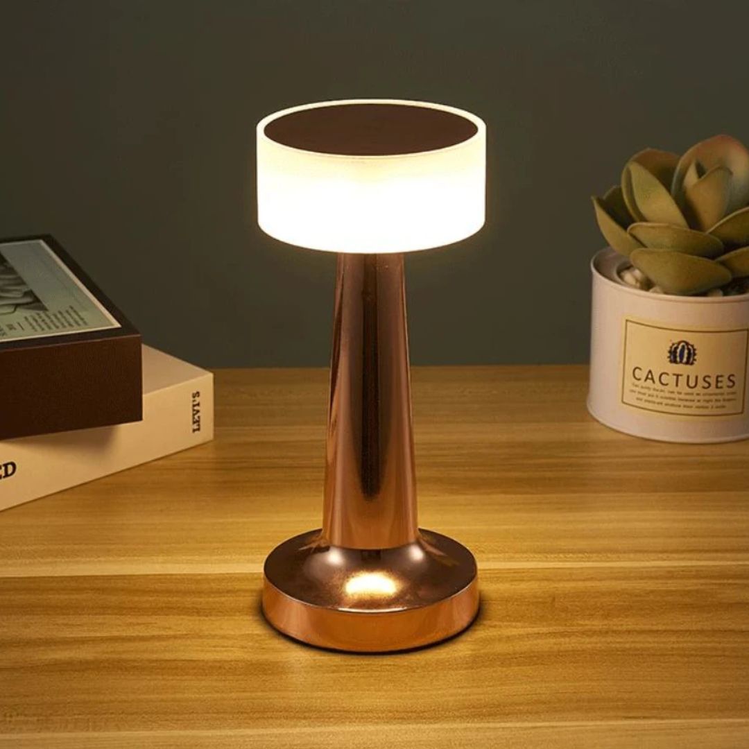 Retro Oplaadbare Tafellamp voor Thuis en Commercieel Gebruik Dimmable 2
