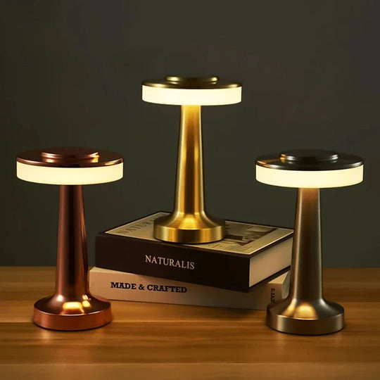 Retro Oplaadbare Tafellamp voor Thuis en Commercieel Gebruik Dimmable 6