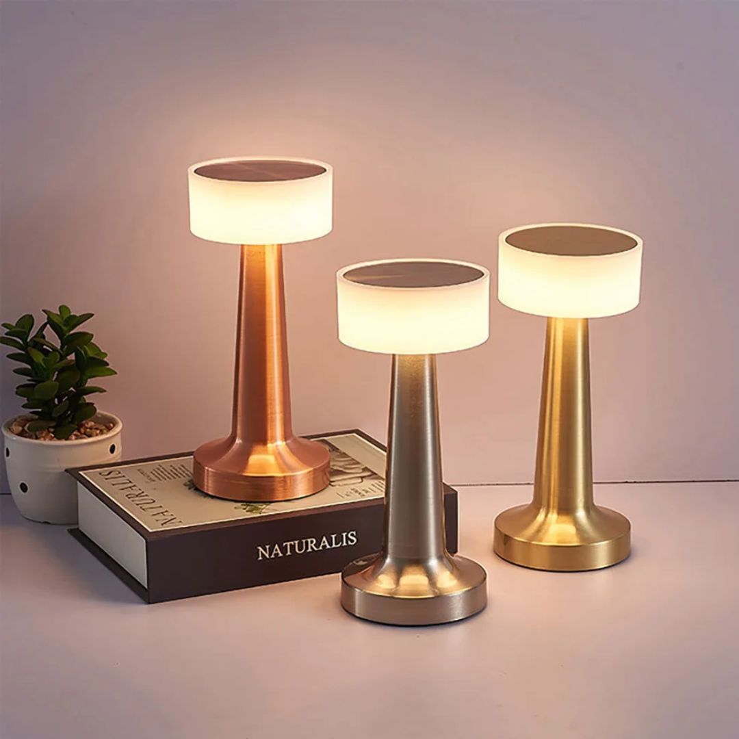Retro Oplaadbare Tafellamp voor Thuis en Commercieel Gebruik Dimmable 7