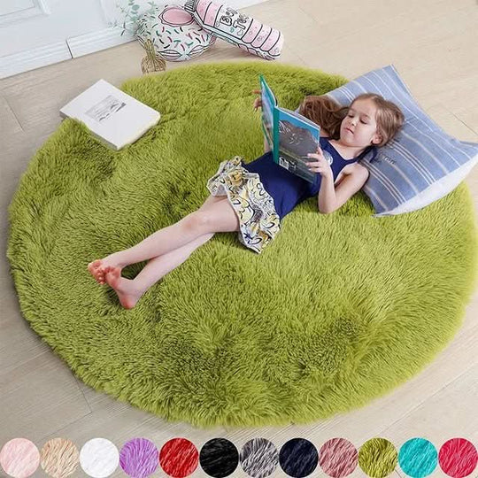 Rond Vloerkleed Luxe Hoogpolig Voor Een Gezellige Sfeer 0