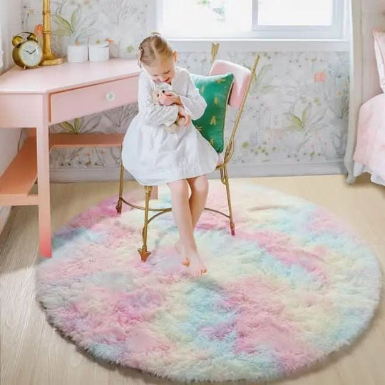 Rond Vloerkleed Luxe Hoogpolig Voor Een Gezellige Sfeer 2