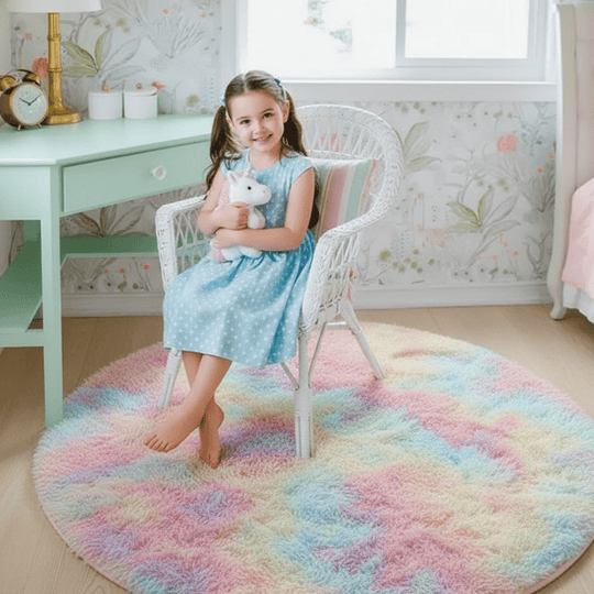 Rond Vloerkleed Luxe Hoogpolig Voor Een Gezellige Sfeer 5