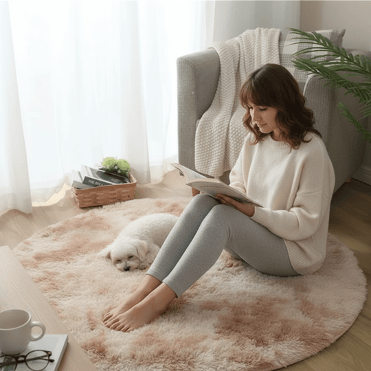 Rond Vloerkleed Luxe Hoogpolig Voor Een Gezellige Sfeer 6