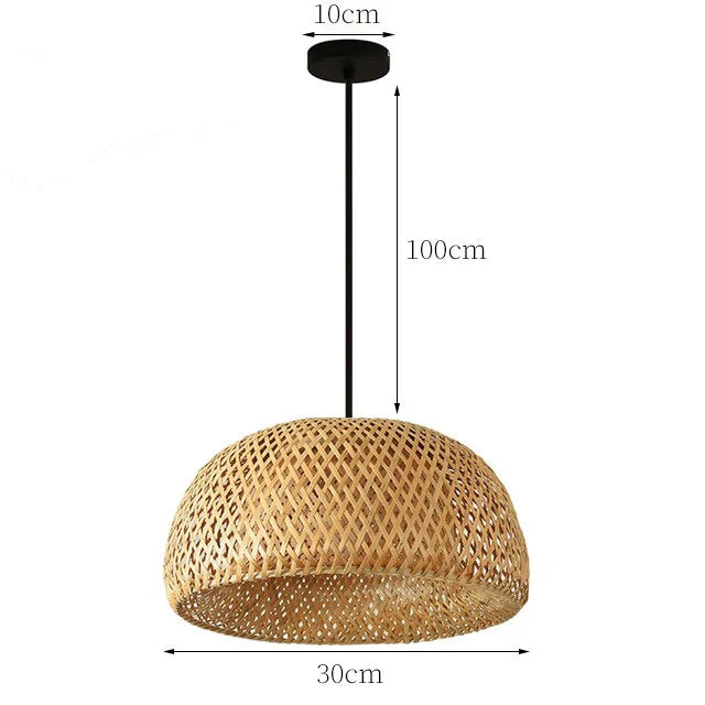 Rotan Hanglamp Voor Woonkamer en Slaapkamer Met Unieke Natuurlijke Charme 0