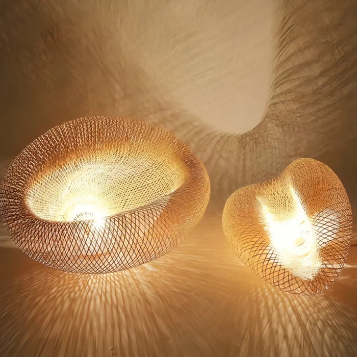 Rotan Hanglamp voor Woonkamer of Eetkamer met Natuurlijke Sfeer 3