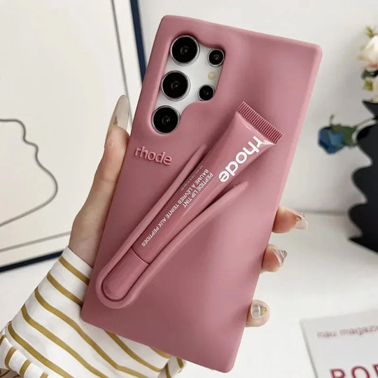 Samsung Galaxy Telefoon Case met Lipgloss Set 9