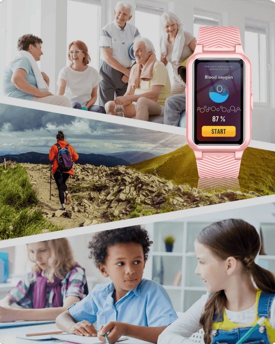 Senioren GPS-smartwatch met Valdetectie en SOS-knop 4