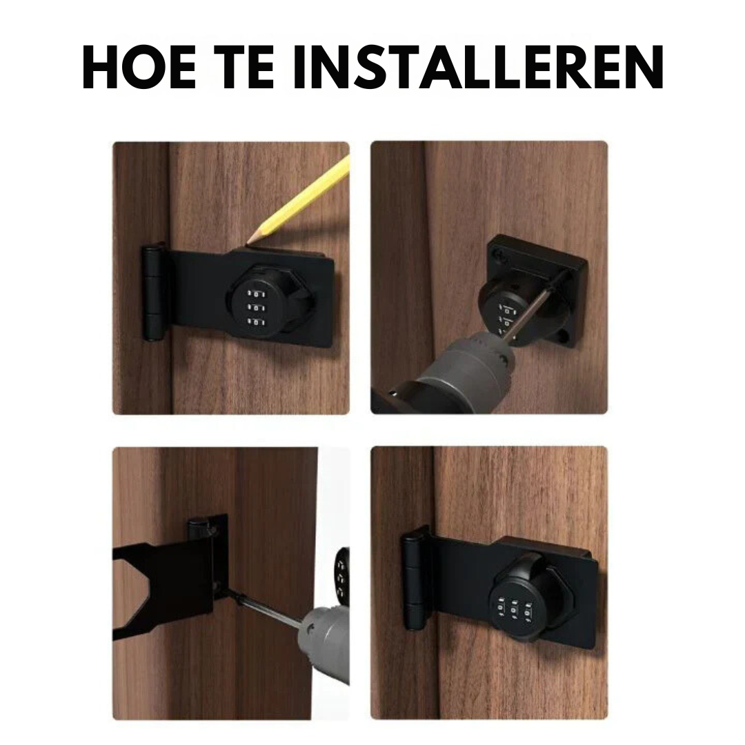 Sleutelloos Combinatieslot SecureCode 5