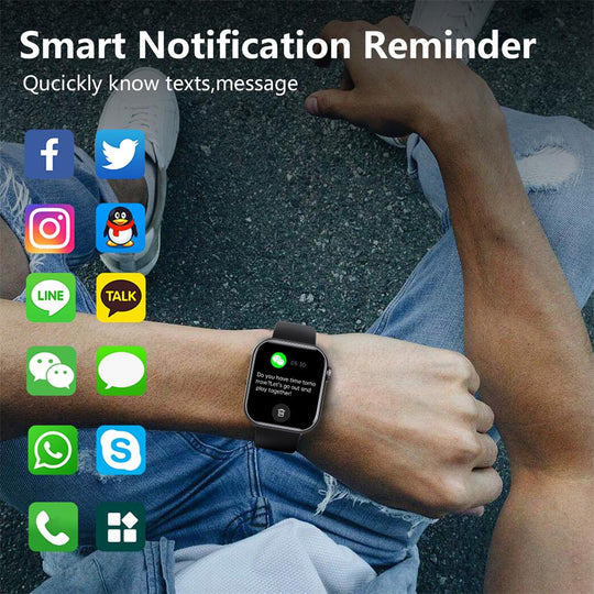 Smartwatch Met Fitnesstracker En Gezondheidsmonitor Modern Design 3