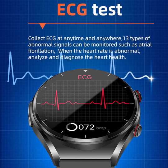 Smartwatch voor Gezondheidsmonitoring met ECG en Hartslagmeter 7