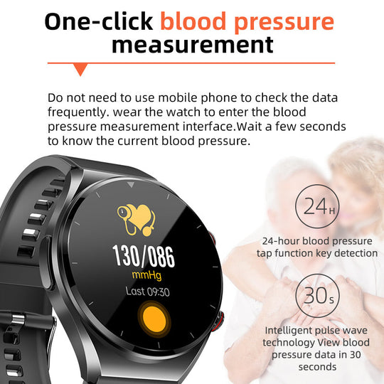 Smartwatch voor Gezondheidsmonitoring met ECG en Hartslagmeter 8