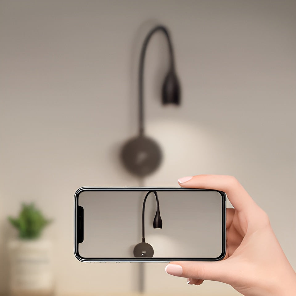 Staande Leeslamp LED Verstelbaar met USB-oplaadpoort voor Bed of Bureau 4