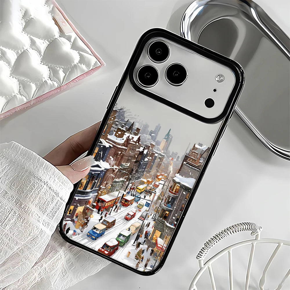 Telefoon Case Huis Landschap voor iPhone 1
