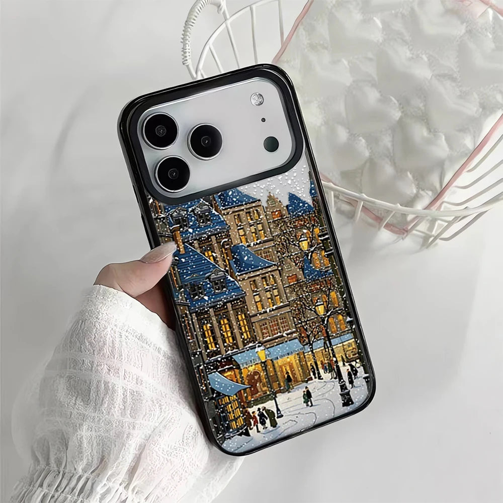 Telefoon Case Huis Landschap voor iPhone 8
