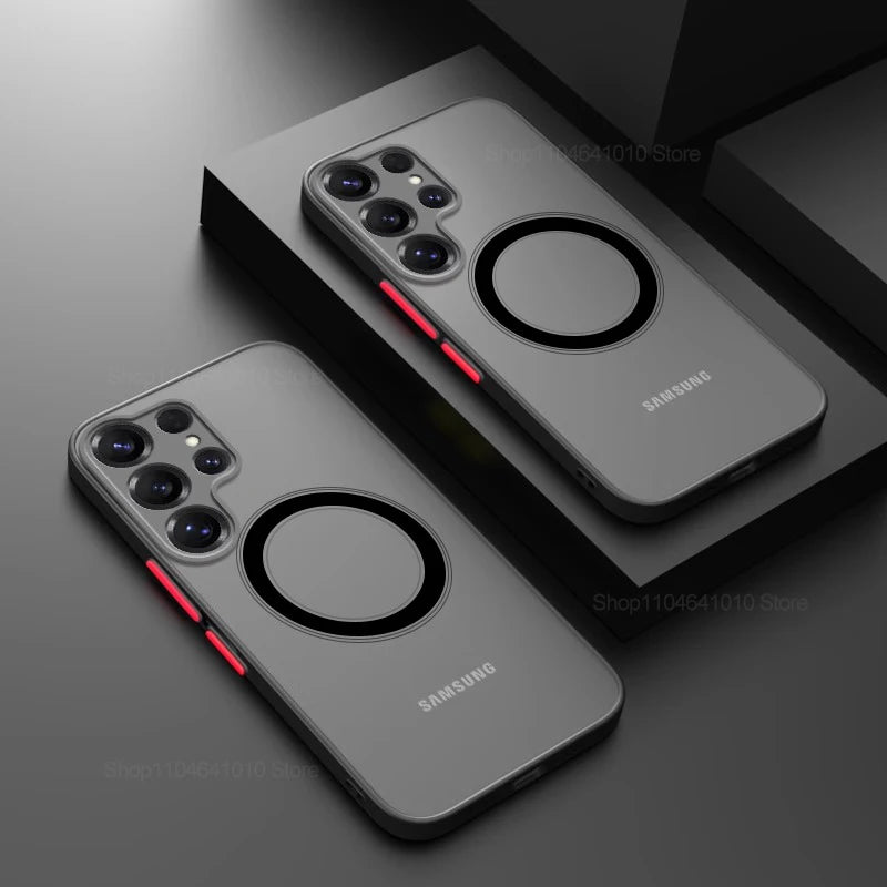 Telefoon Case Matte Magnetisch voor Samsung Galaxy 4
